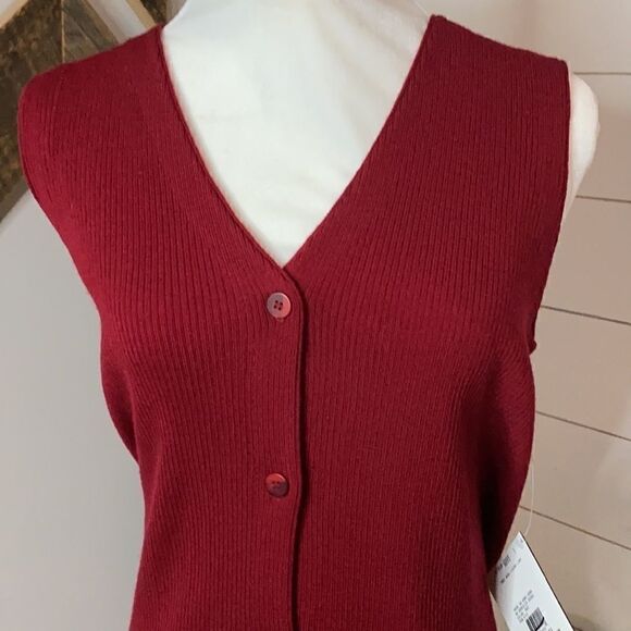 Theo Miles | Vintage 100% Merino Wool Sweater Vest - Picture 2 of 8